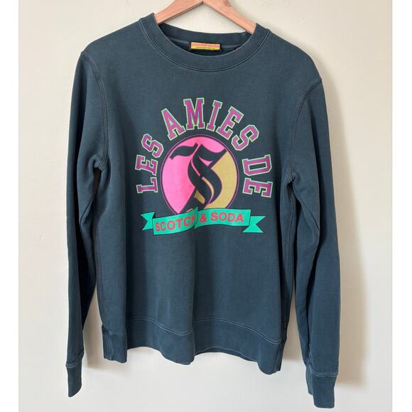 Scotch and Soda Les Amies De Graphic Sweatshirt Large - Picture 2 of 9